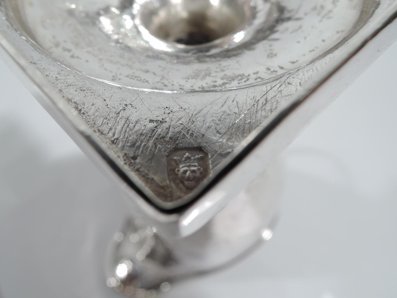 Antique English Georgian Neoclassical Sterling Silver Creamer 3