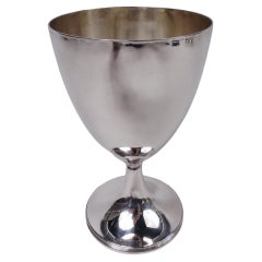 Antico calice inglese georgiano neoclassico in argento sterling, 1798
