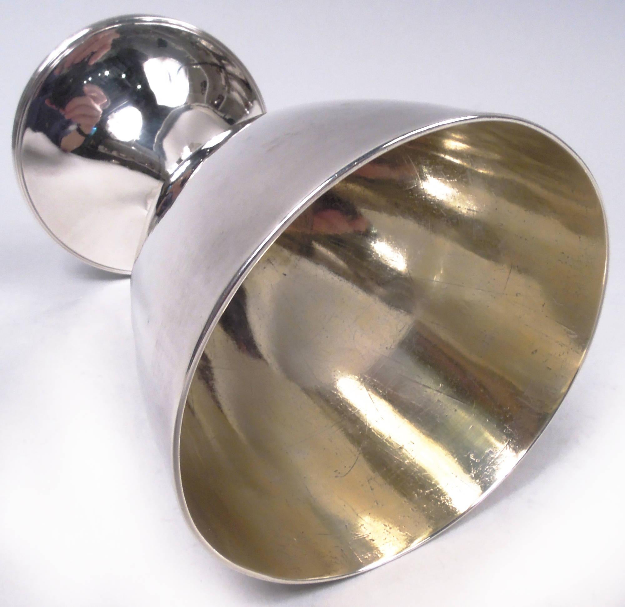 Britannique Antique gobelet néoclassique anglais géorgien en argent sterling, 1803 en vente