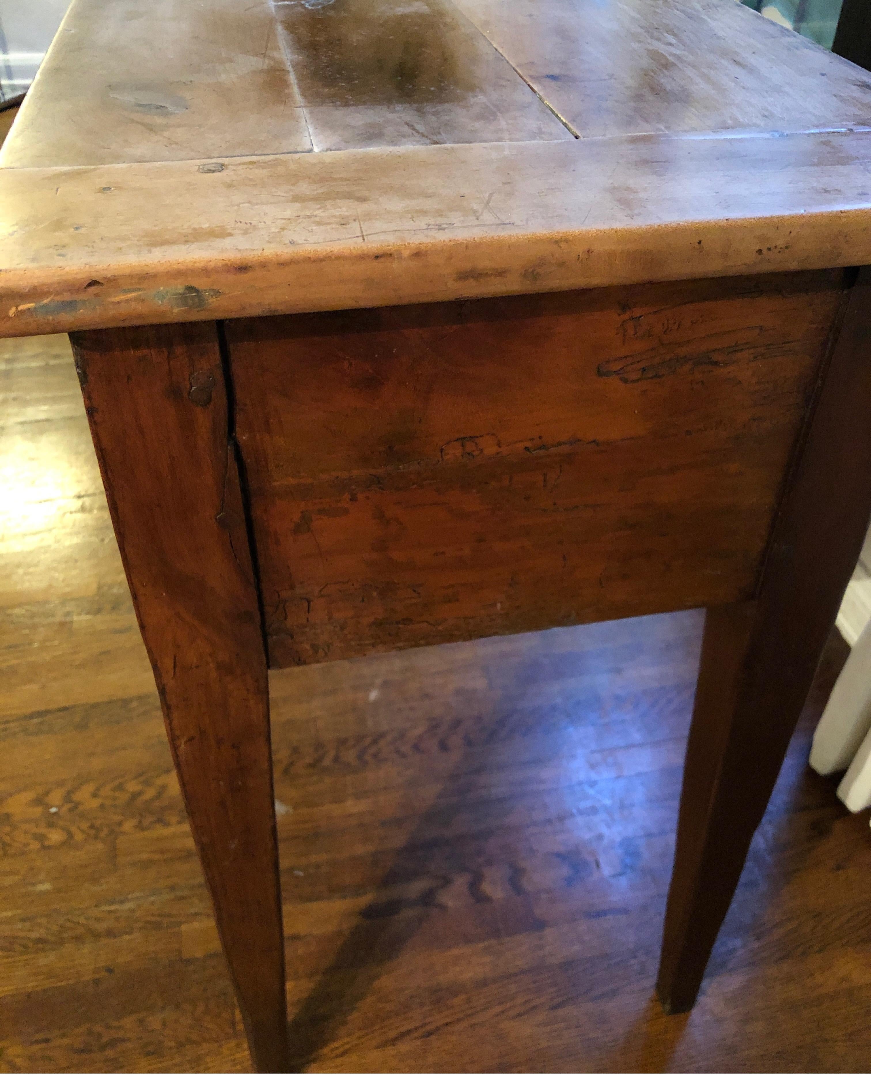 Antique English Georgian Oak Dresser Base with Drawers, Late 18th Century 3