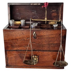 Used English Georgian Regency Period Mahogany Apothecary Box