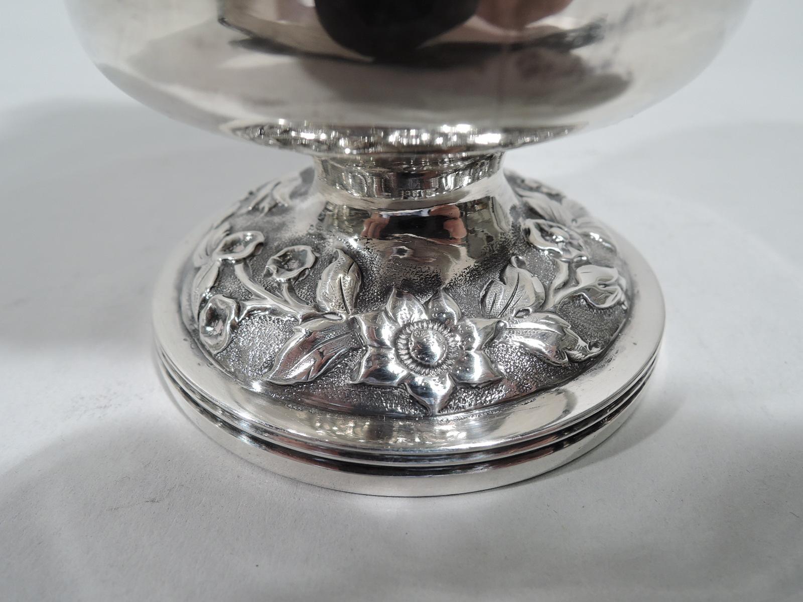 Antique English Georgian Regency Sterling Silver Tea Caddy 3