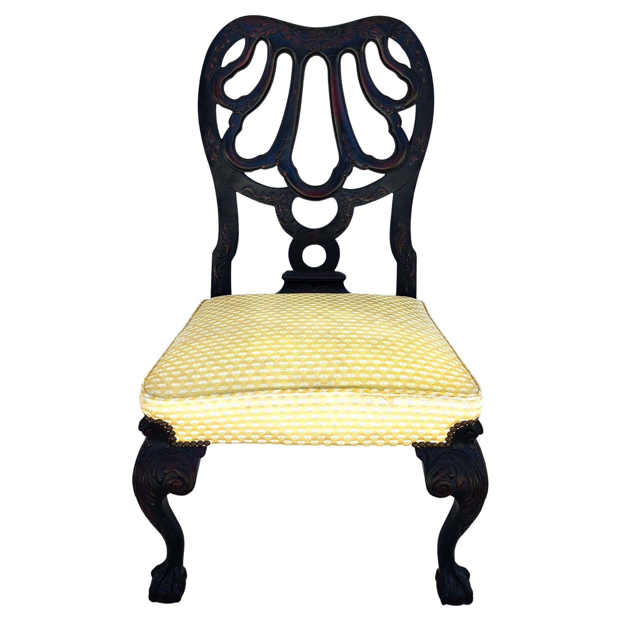 Antique English Georgian Side Chair ca 1750
