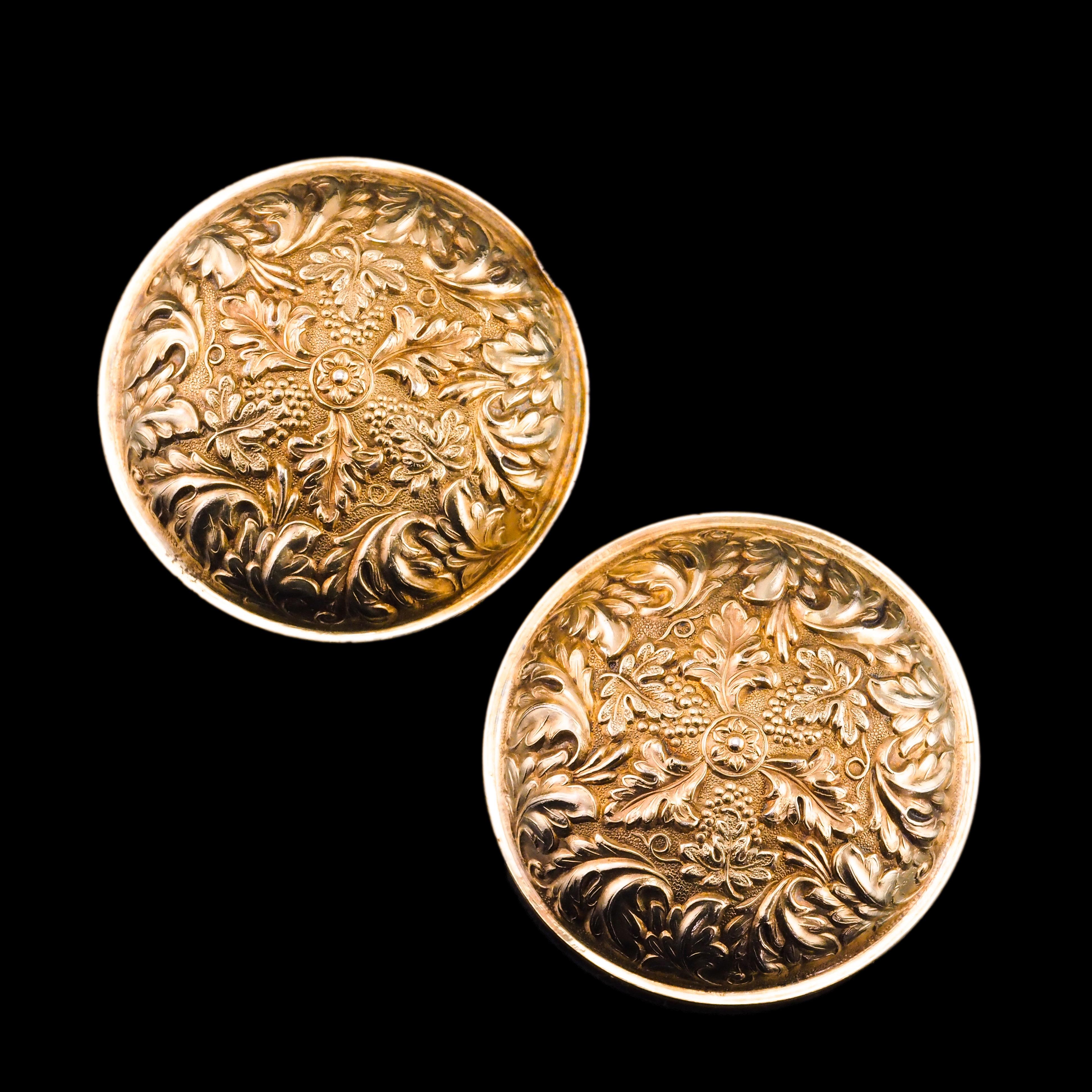Argent sterling Ancienne tabatière anglaise géorgienne sphérique/circulaire en argent doré  - 1823 en vente