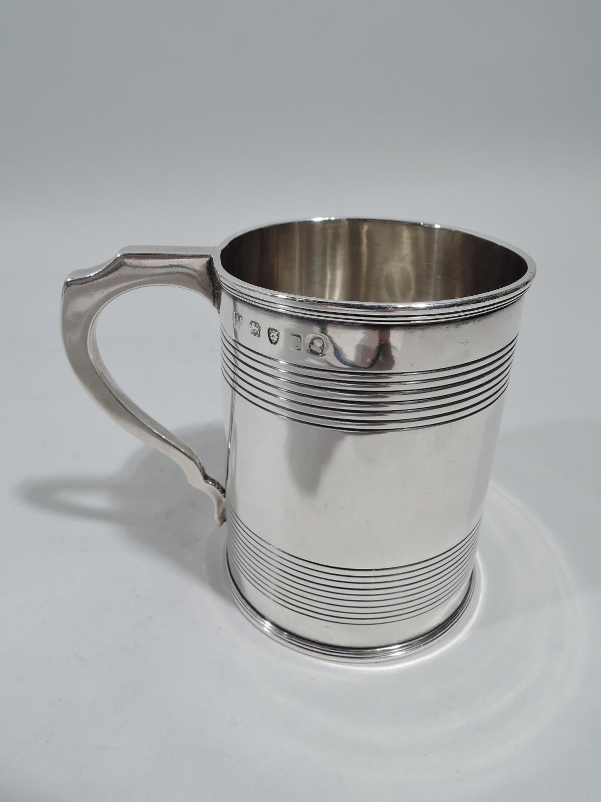 Antique English Georgian Sterling Silver Baby Cup by Emes & Barnard In Good Condition In New York, NY