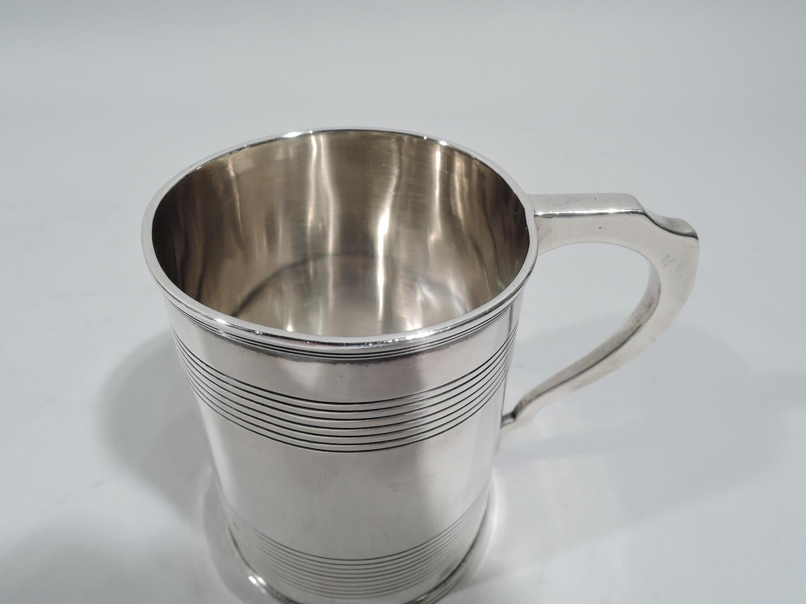 Early 19th Century Antique English Georgian Sterling Silver Baby Cup by Emes & Barnard