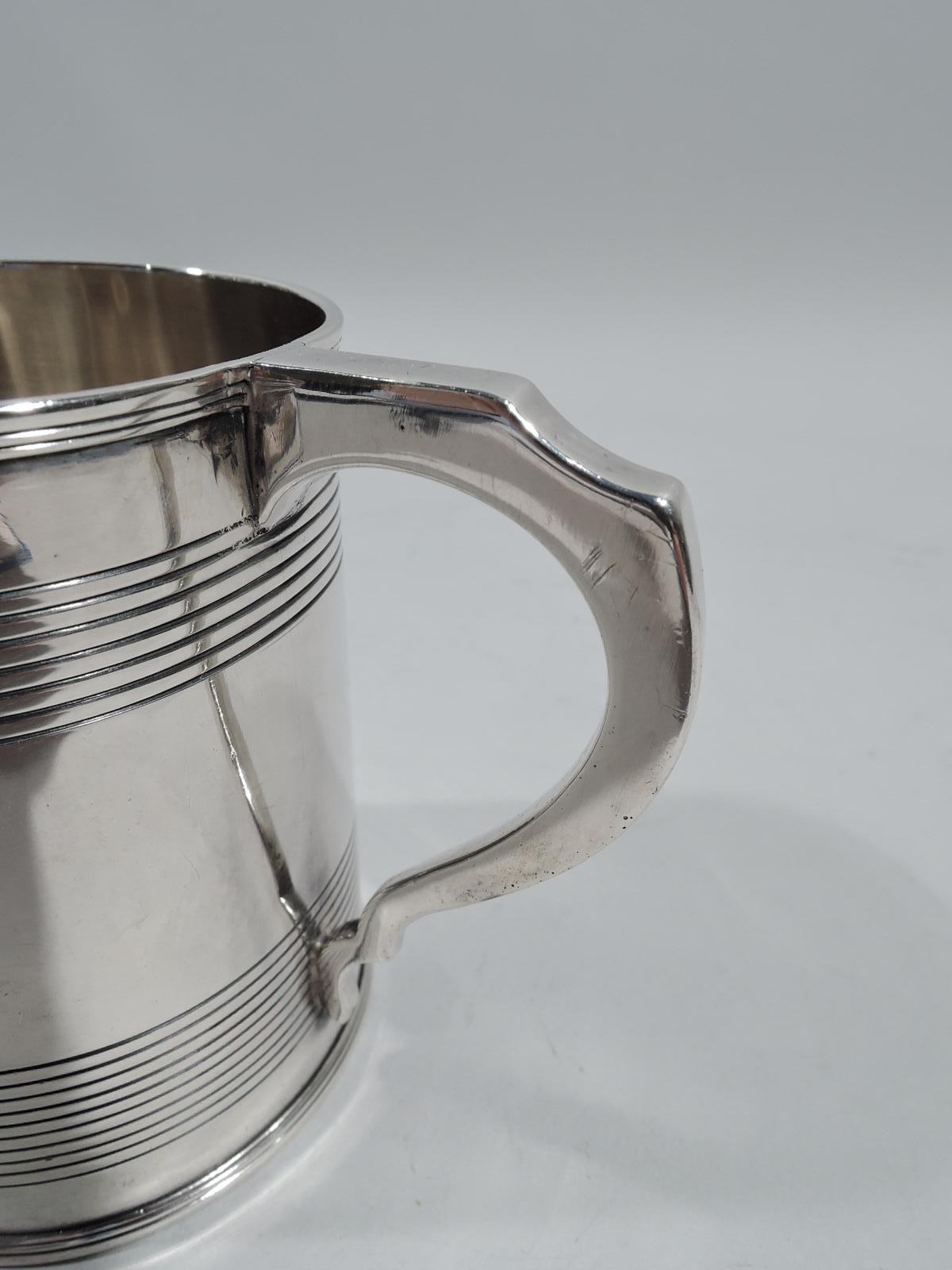 Antique English Georgian Sterling Silver Baby Cup by Emes & Barnard 1