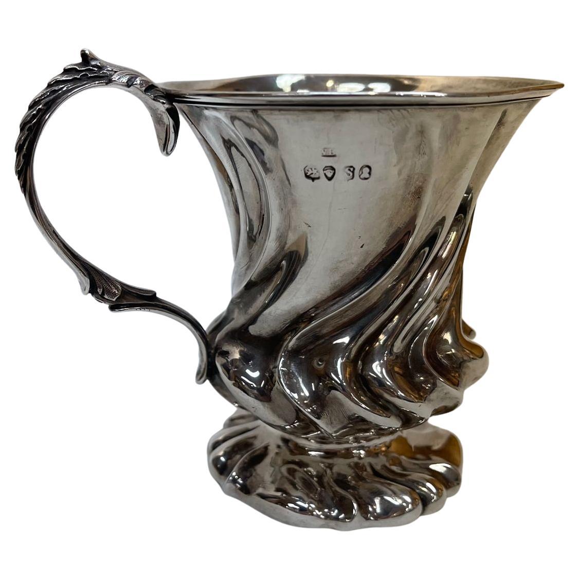 Antique English Georgian Sterling Silver Baby Cup London For Sale