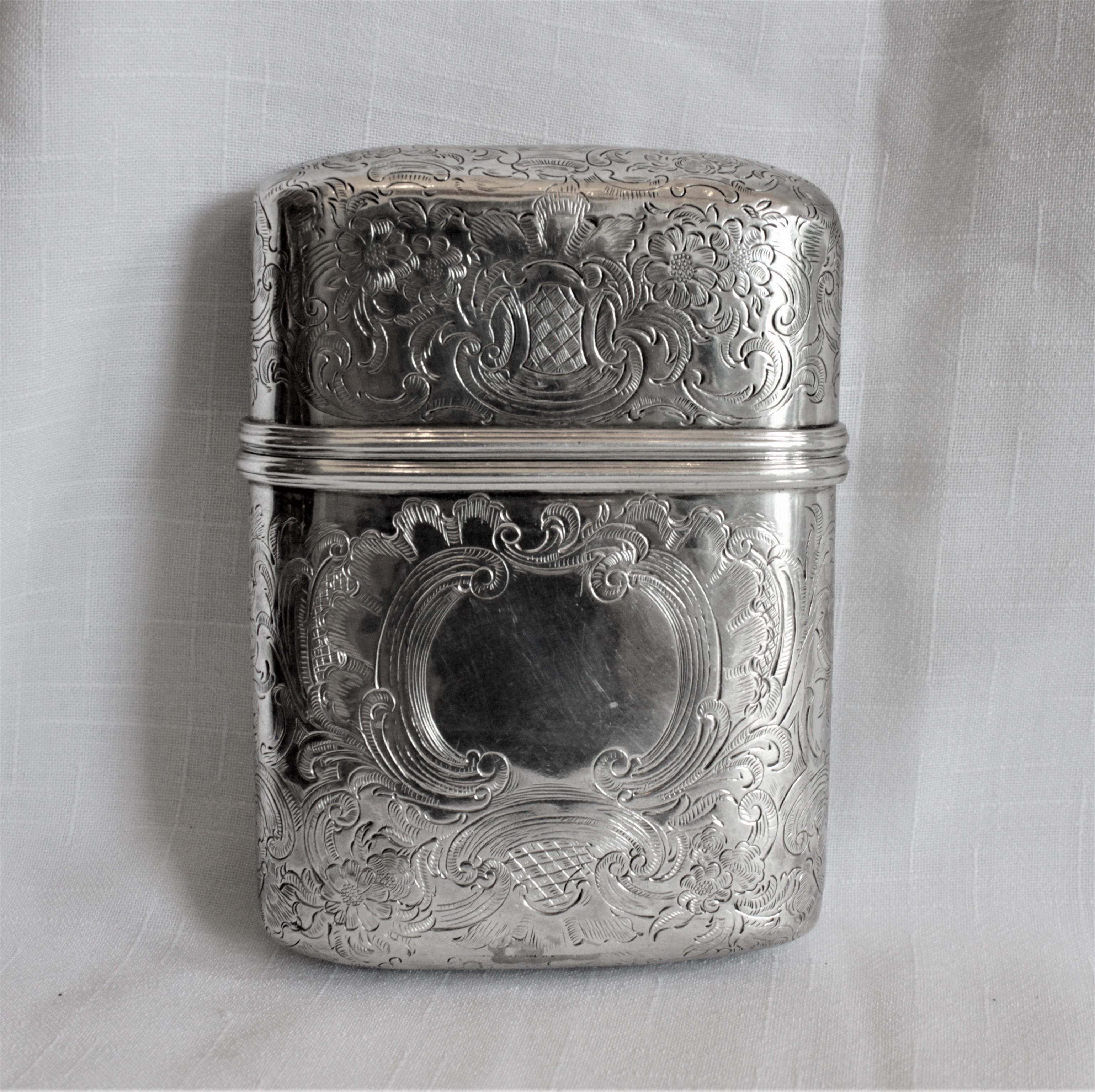 silver cigar case