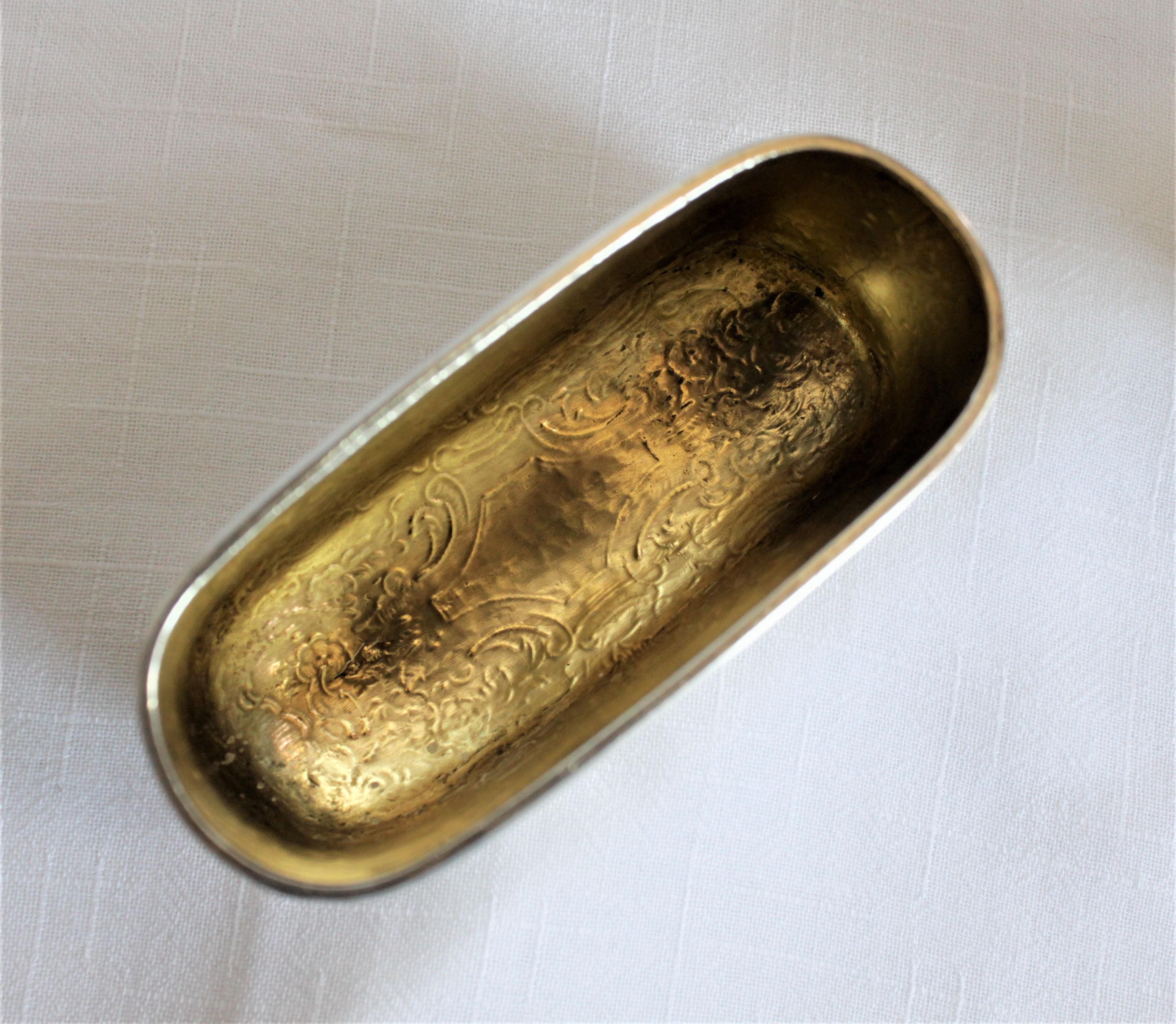 Antique English Georgian Sterling Silver Pocket Cigar Case In Good Condition For Sale In Hamilton, Ontario