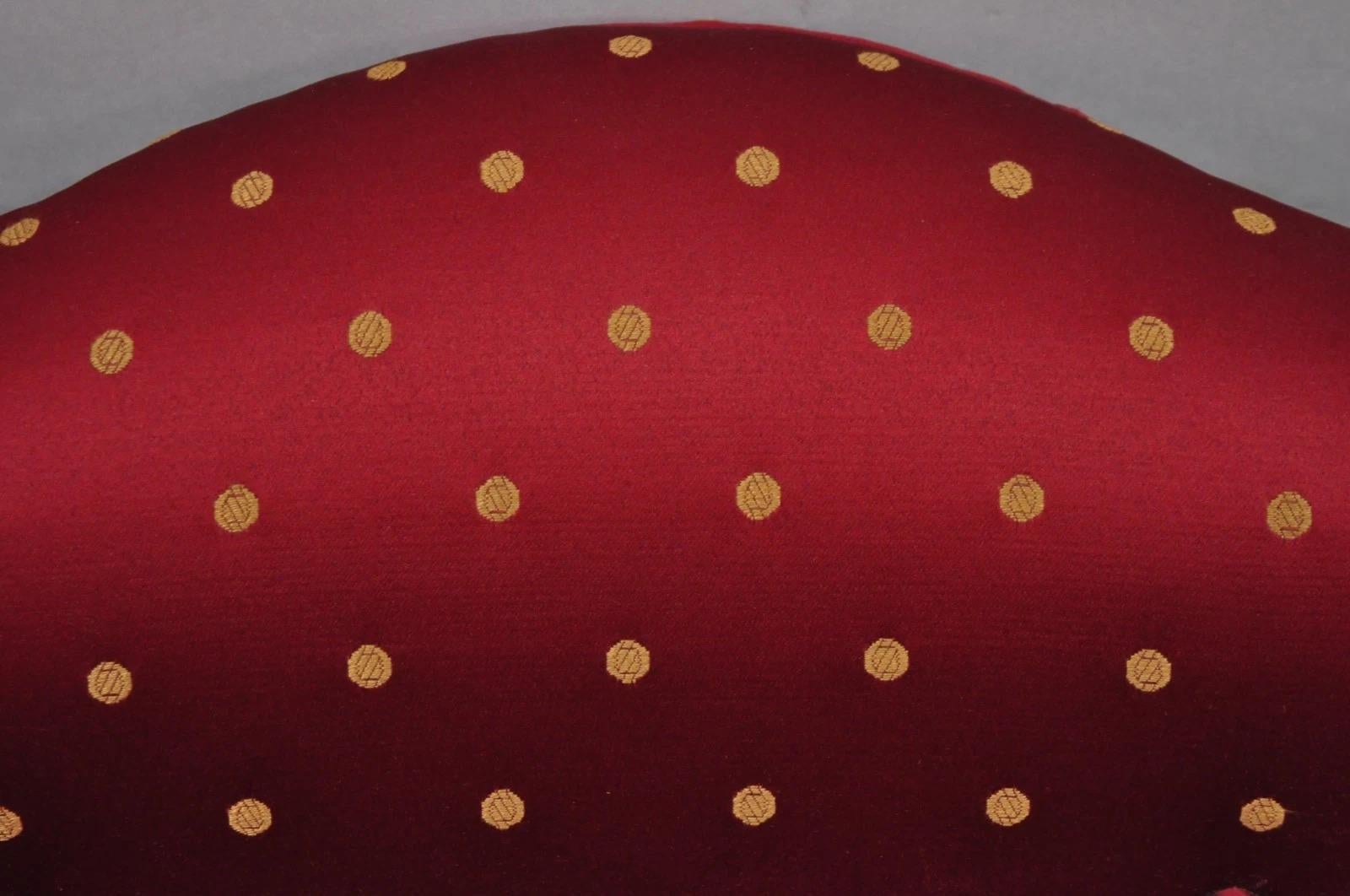 Ancien fauteuil de salon de bibliothèque en acajou rouge sculpté de style géorgien anglais en vente 8