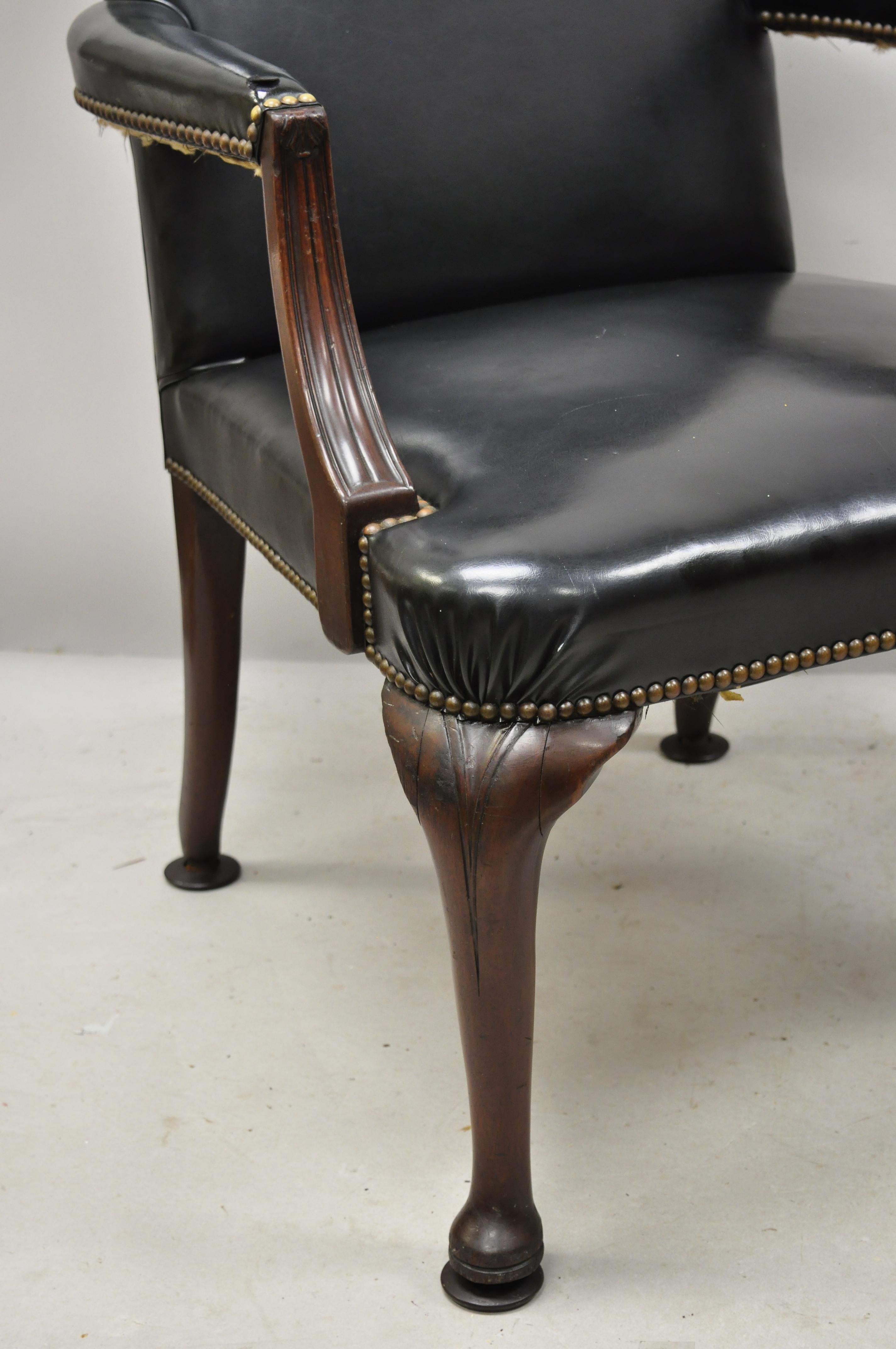 leather library chairs