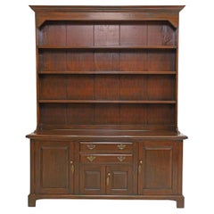 Antique English Georgian Style Kitchen Hutch Dresser