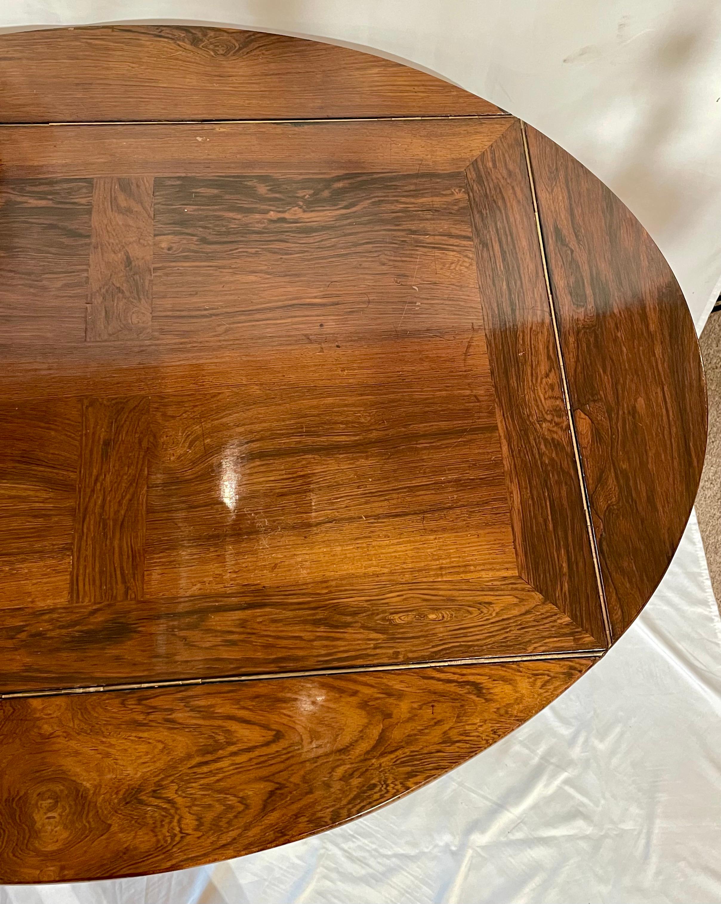 Antique English Georgian Style Mahogany Butlers Tray on Stand, Circa 1860. For Sale 5