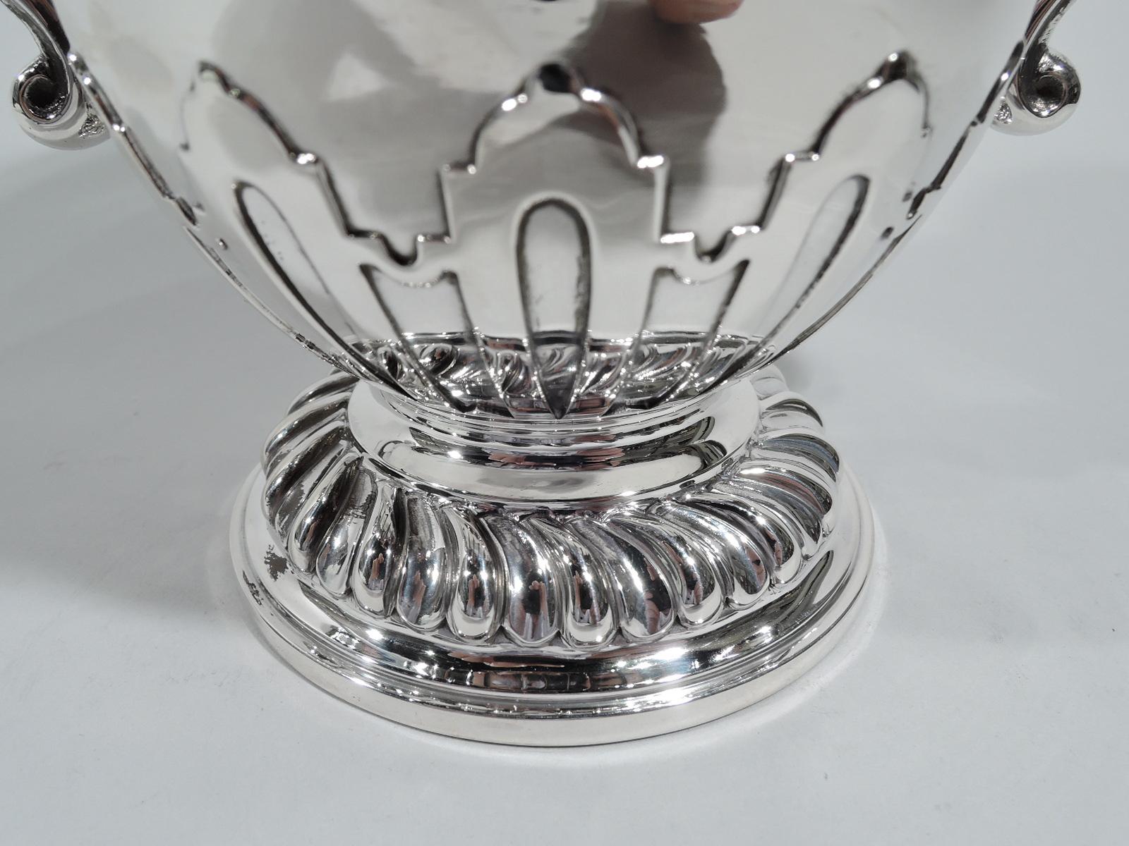 Antique English Georgian-Style Sterling Silver Covered Urn 1