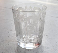 Antique English Georgian Style Whisky Tumbler. C.1840