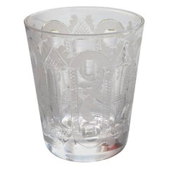 Antique English Georgian Style Whisky Tumbler. C.1840