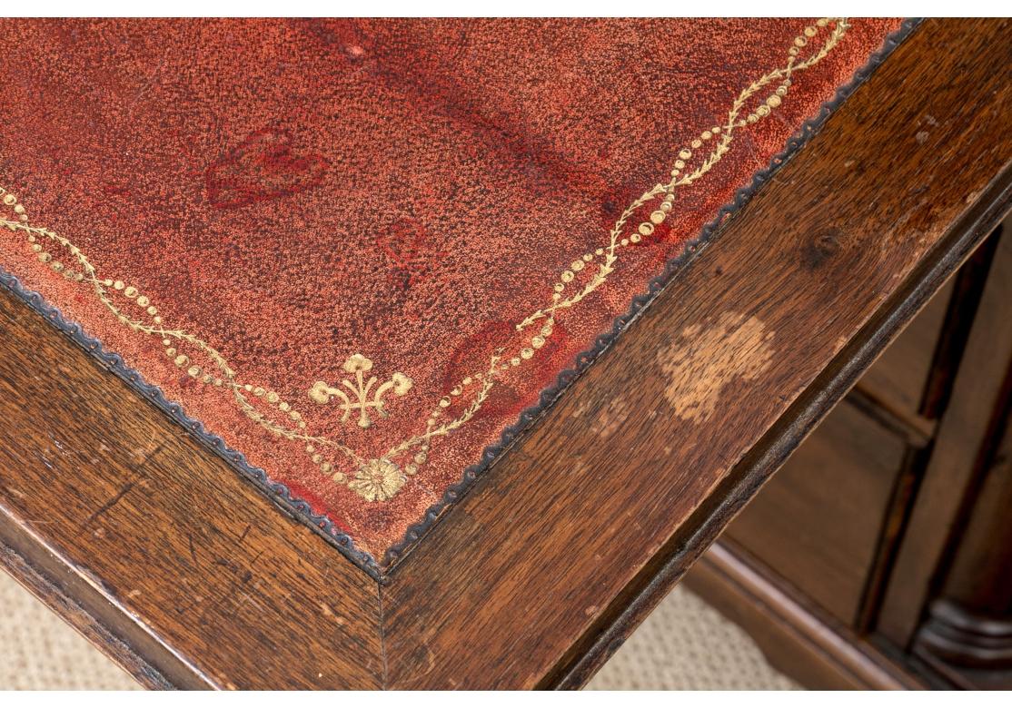 18th Century Antique English Georgian Walnut Slant Front Secretary Desk For Sale