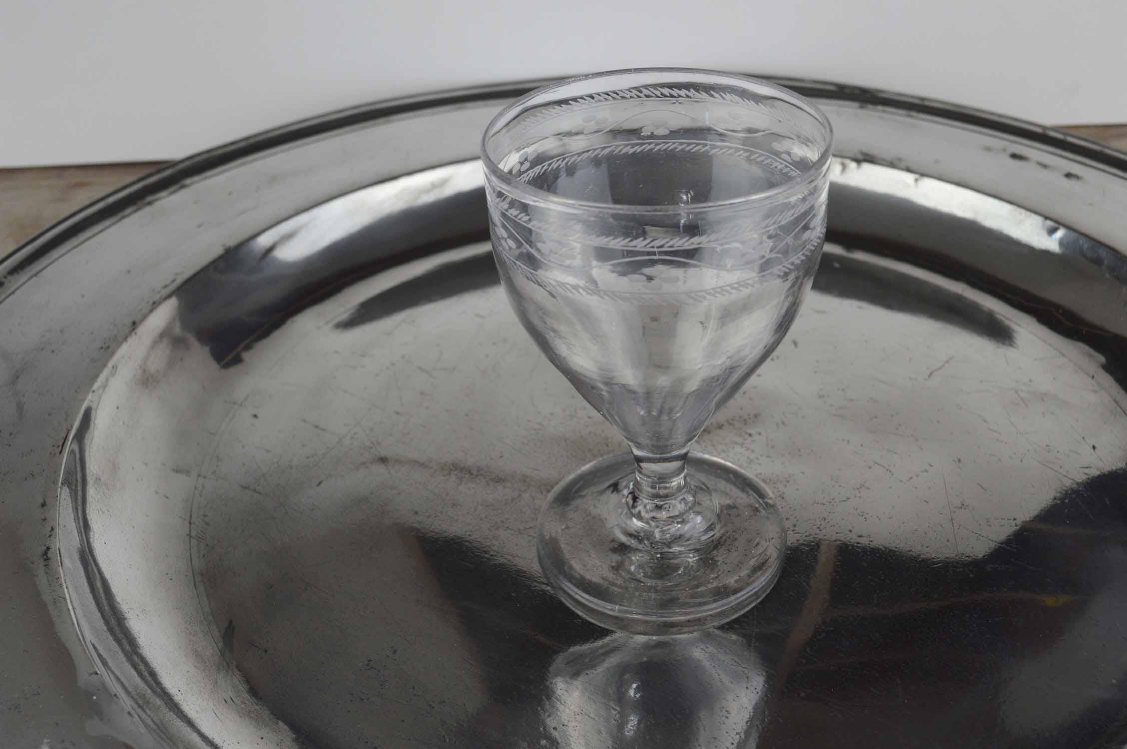 Antique English Georgian Wine Glass In Good Condition In St Annes, Lancashire