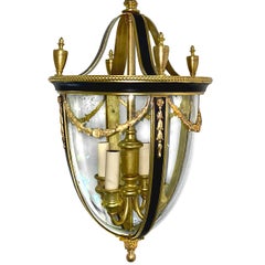 Antique English Gilt Bronze Lantern