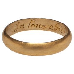 Antique English Gold Band 'Posey' Ring
