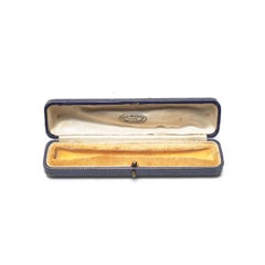 Antique English Gold Mounted Cheroot or Cigarette Holder Box