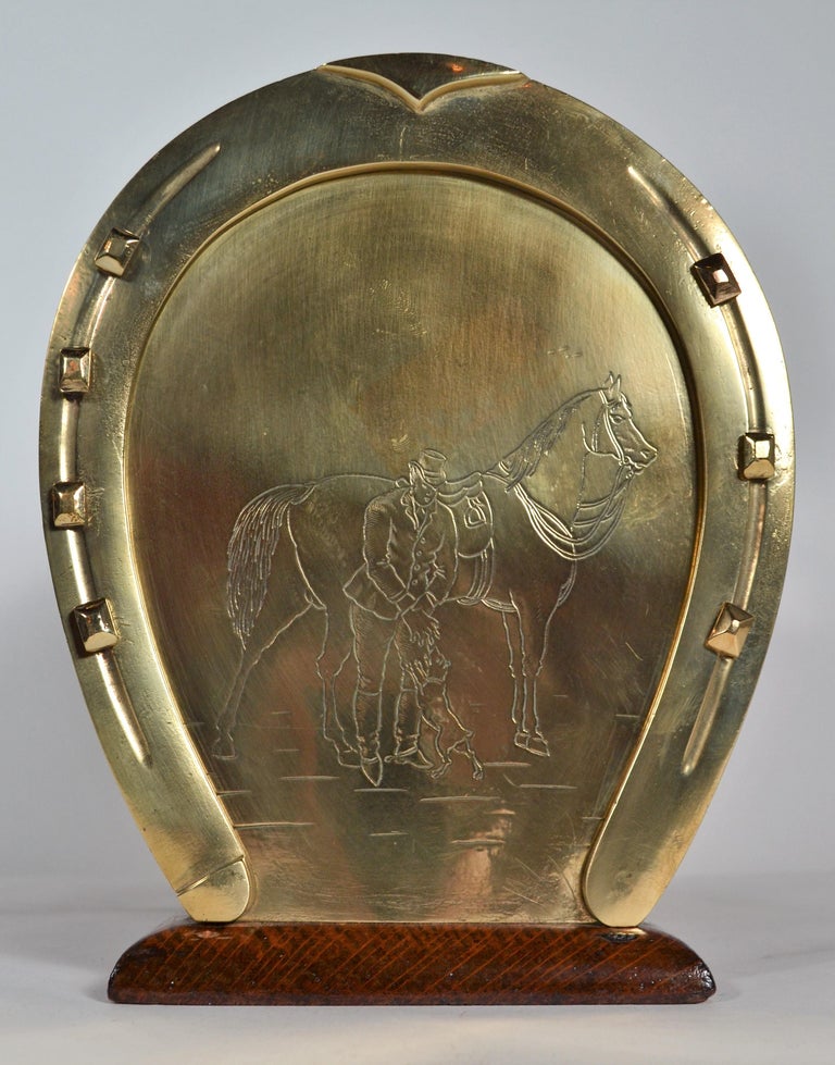 Antique English Golden Oak Horseshoe Box, circa 1880 For Sale at 1stDibs