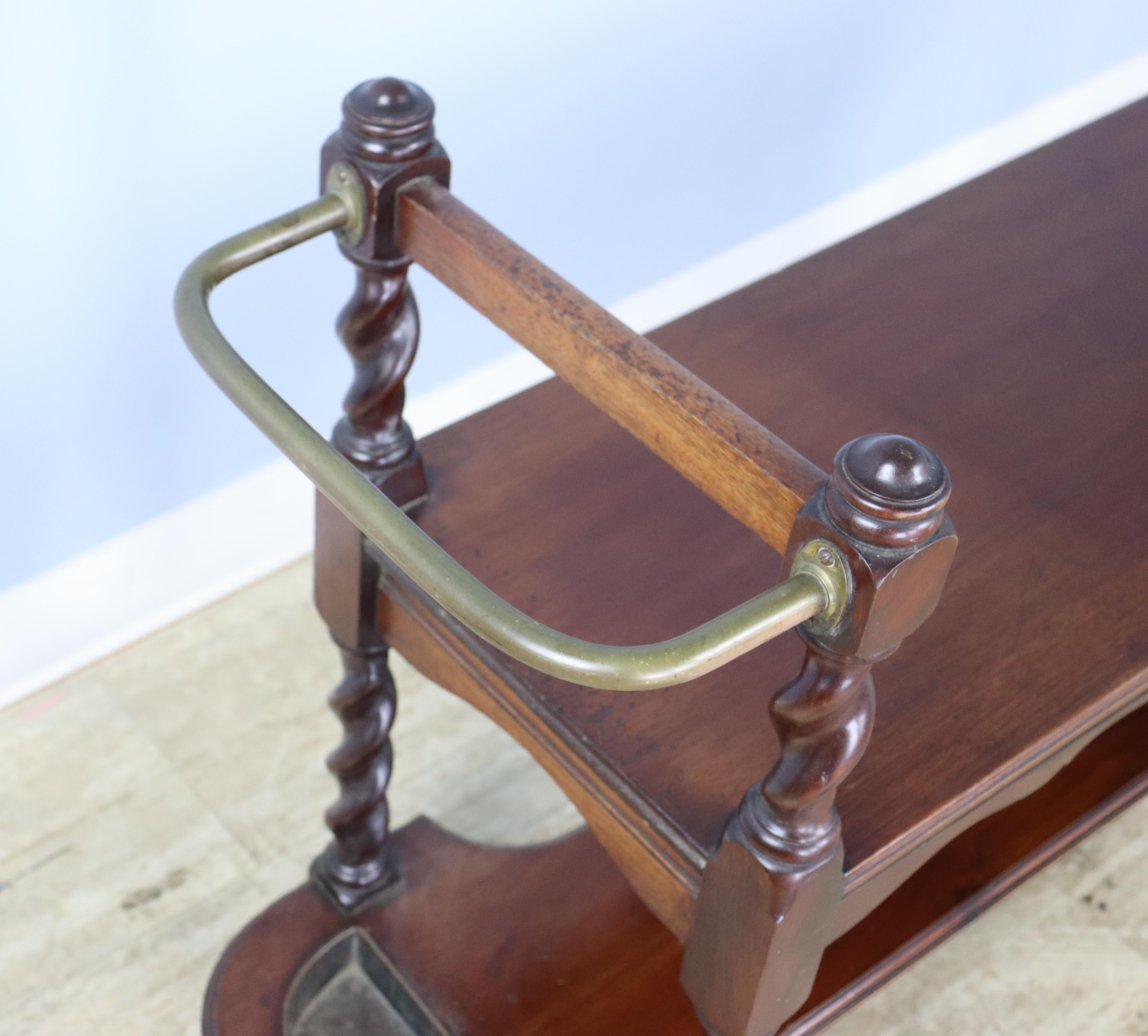 Antique English Hall Bench or Umbrella Stand For Sale 2