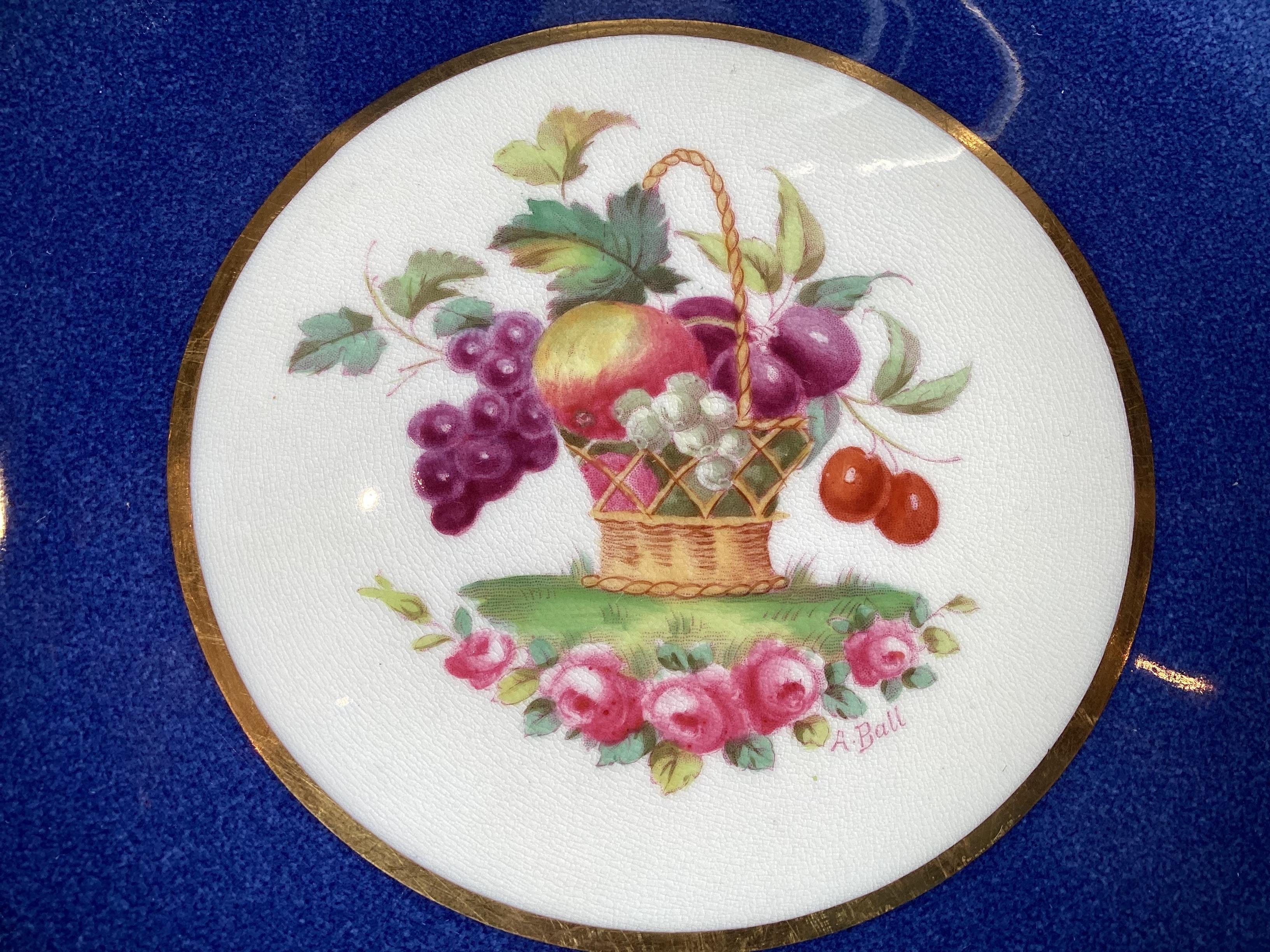 hand painted antique plates