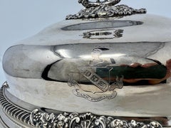 Antique English Handsome Sheffield Covered Dish 1870-90