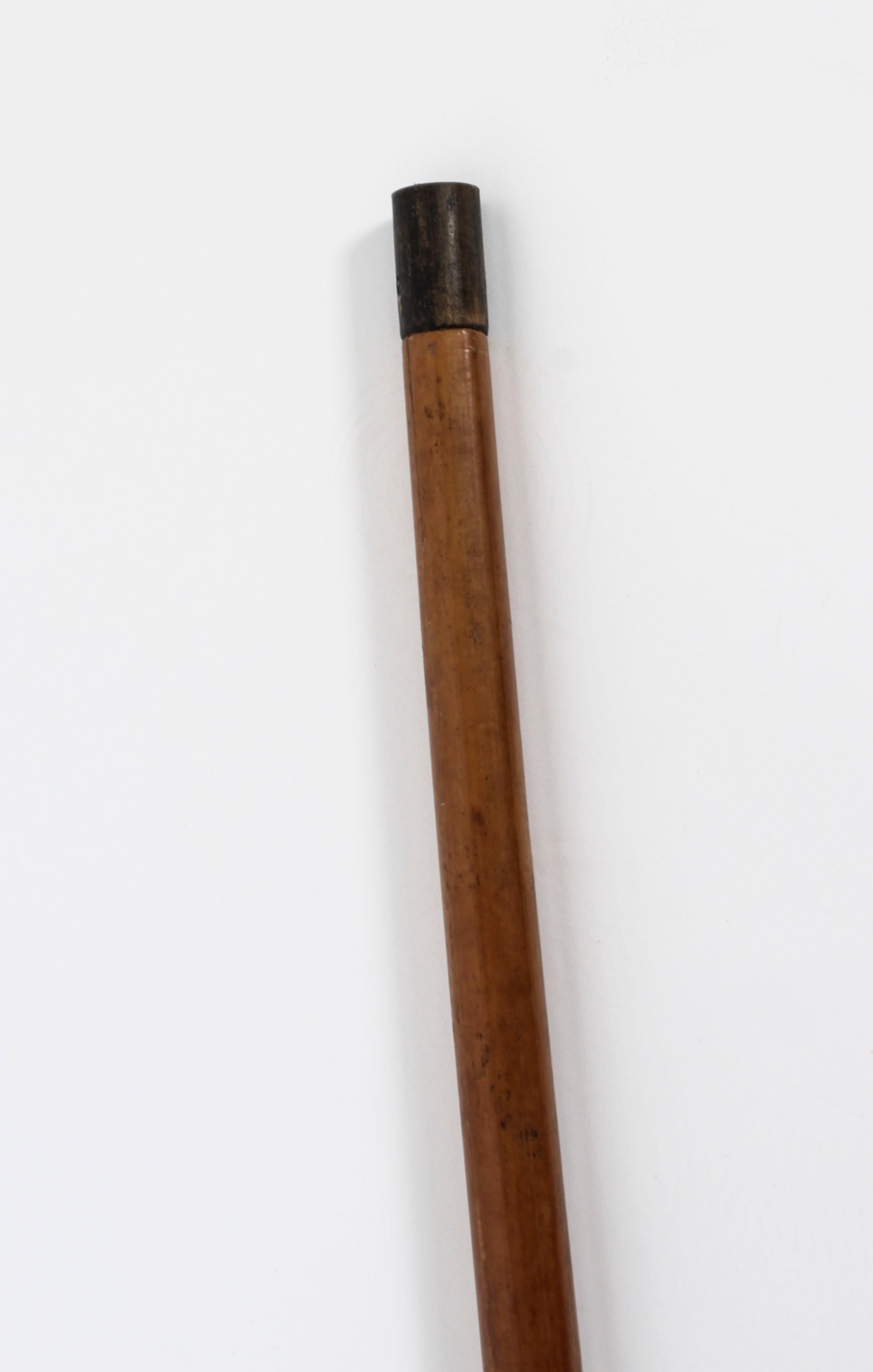 Antique English Horn & Malacca Sword / Walking Stick Cane 19th Century 6