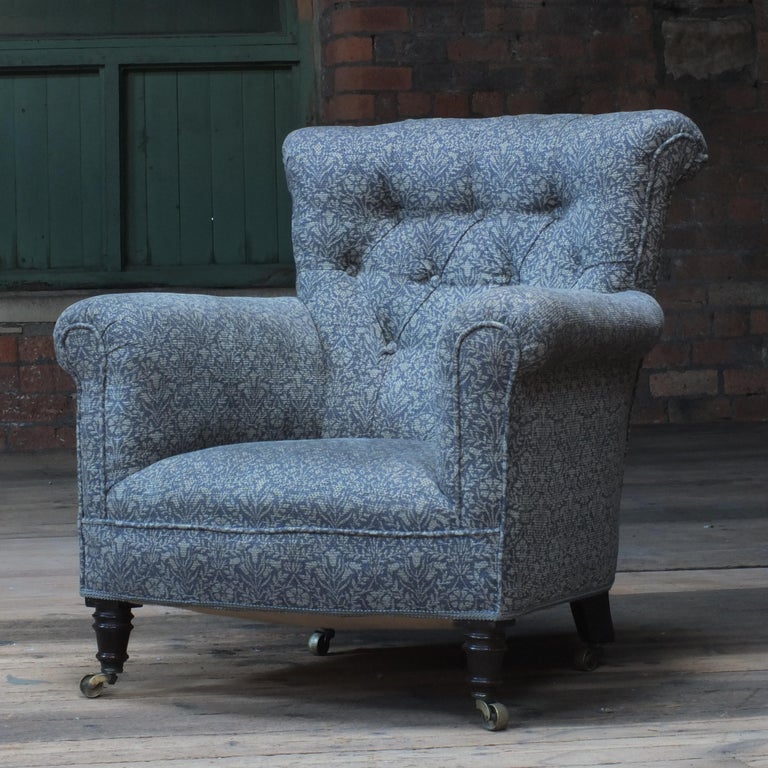 Antique English Howard and Sons Style Armchair at 1stDibs howard style armchair