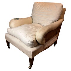 Antique English Howard Bridgewater style Arm Chair 