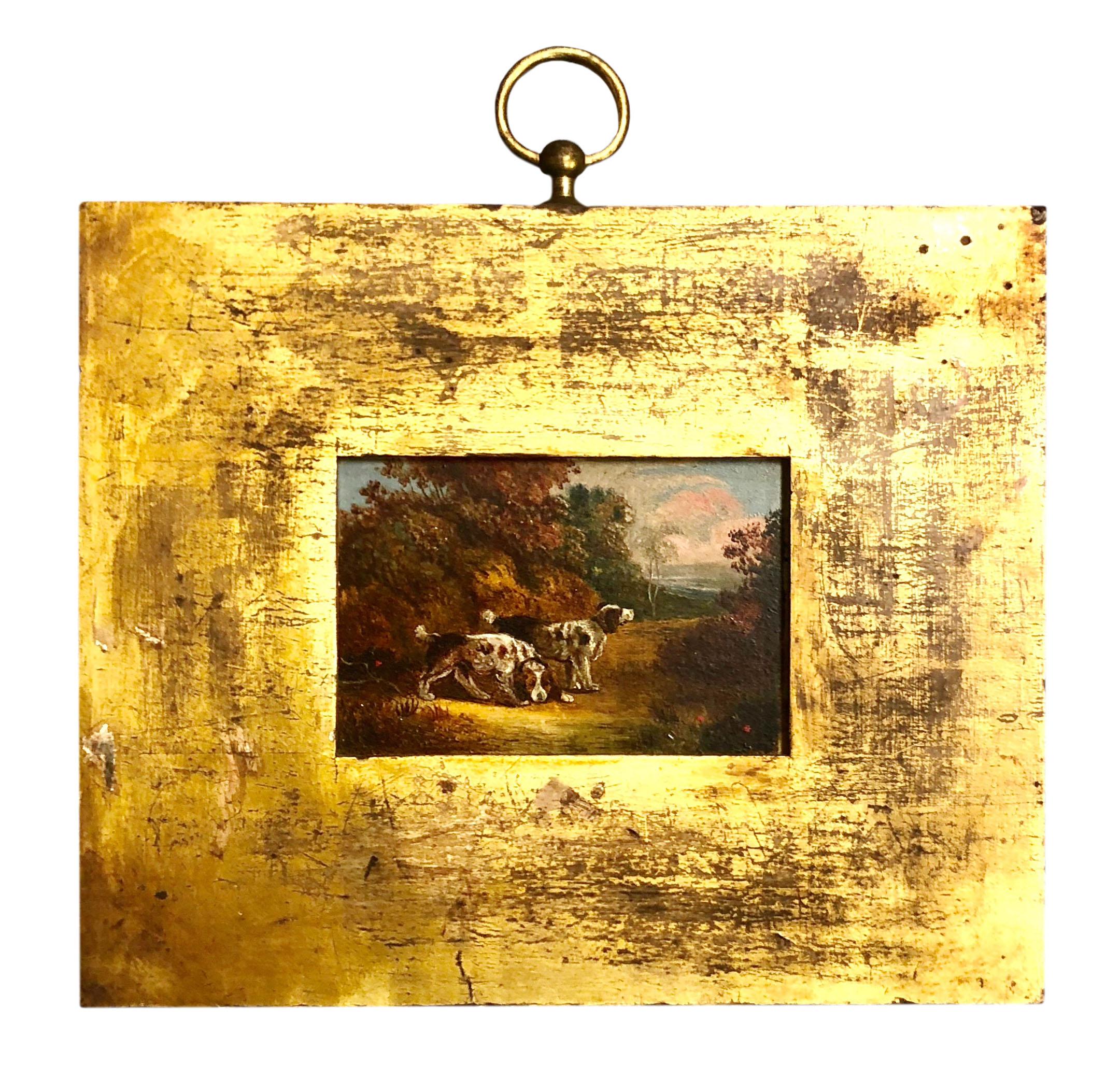 Antique English Hunting Dog Paintings For Sale at 1stDibs vintage dog painting