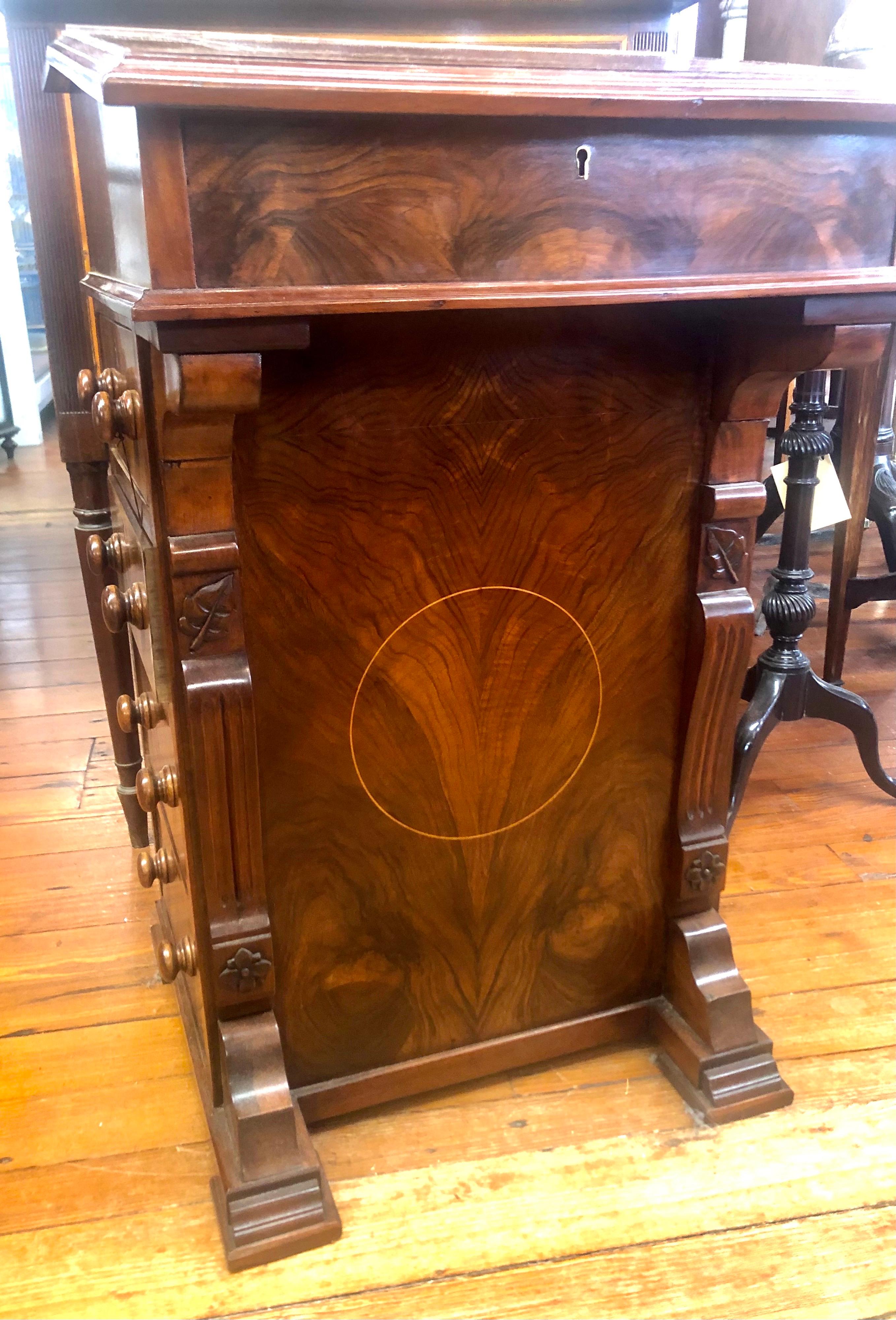 captains desk antique