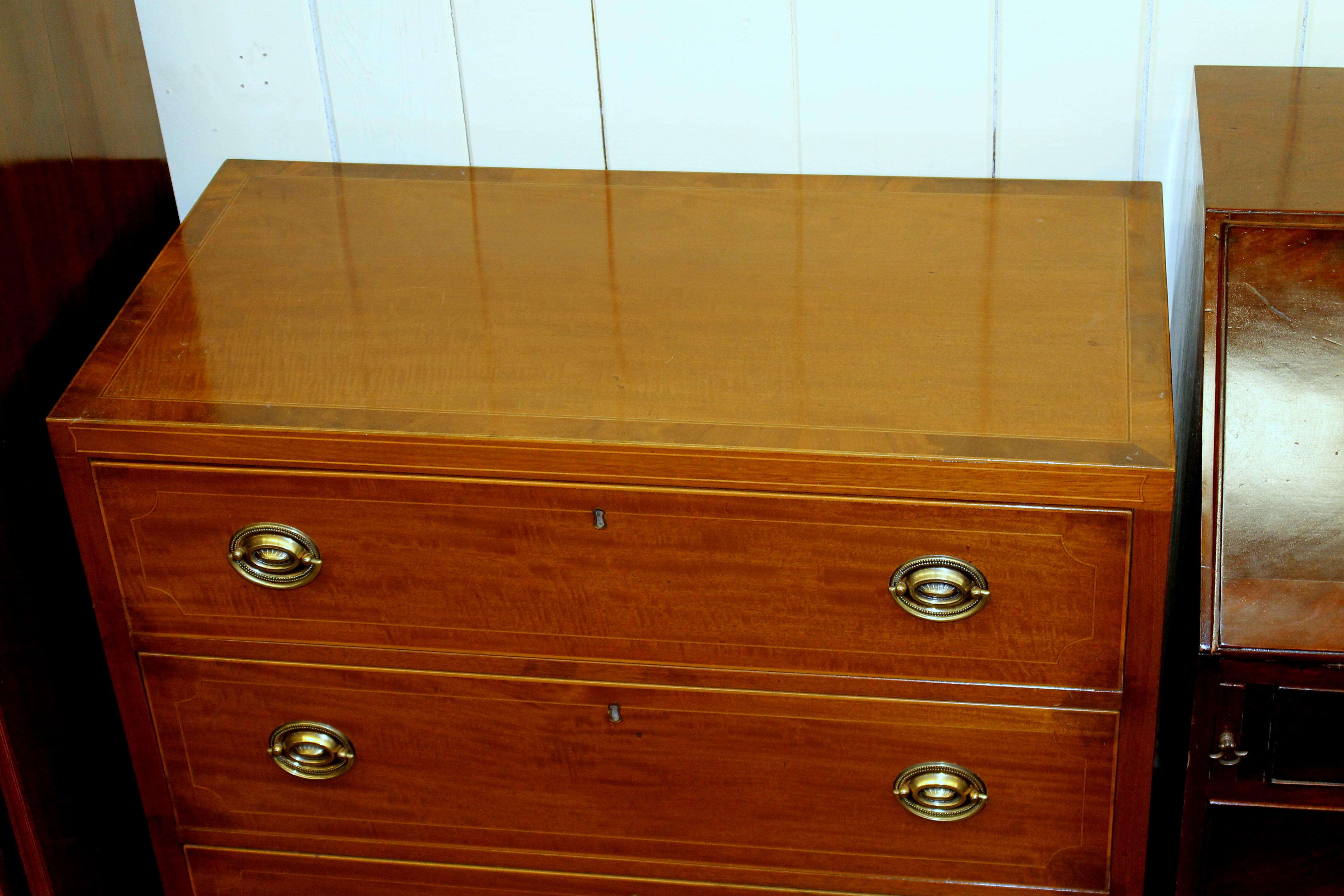 vintage mahogany chest of drawers