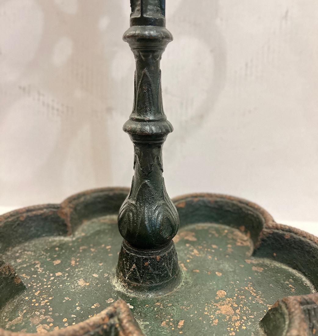 Early 20th Century Antique English Iron Umbrella Stand For Sale