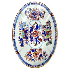 Bol anglais ancien décoré dans la palette Imari, vers 1830