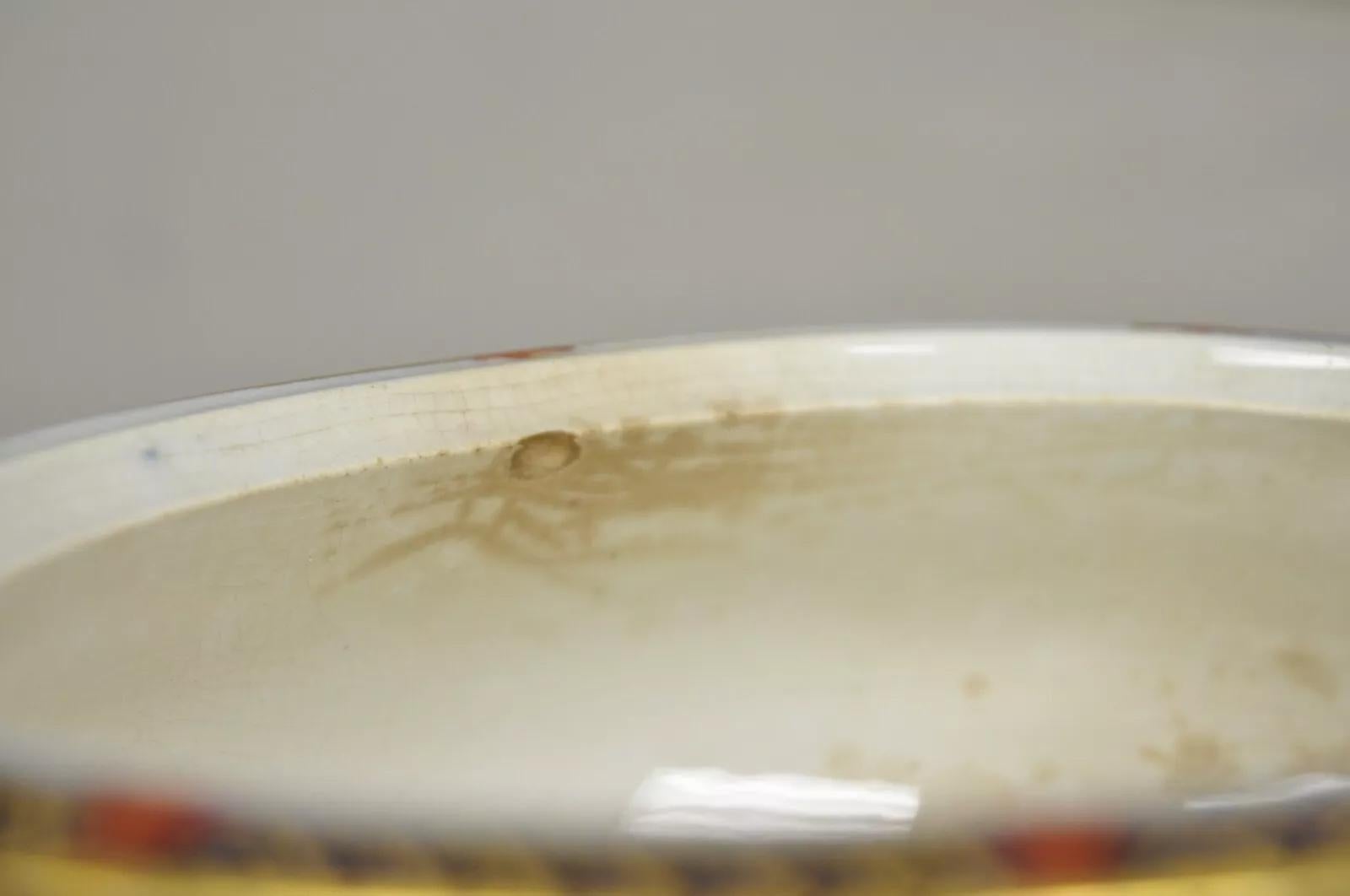 Antica zuppiera per salse coperta con brevetto a diamante in pietra di ferro con sottopiatto in vendita 1