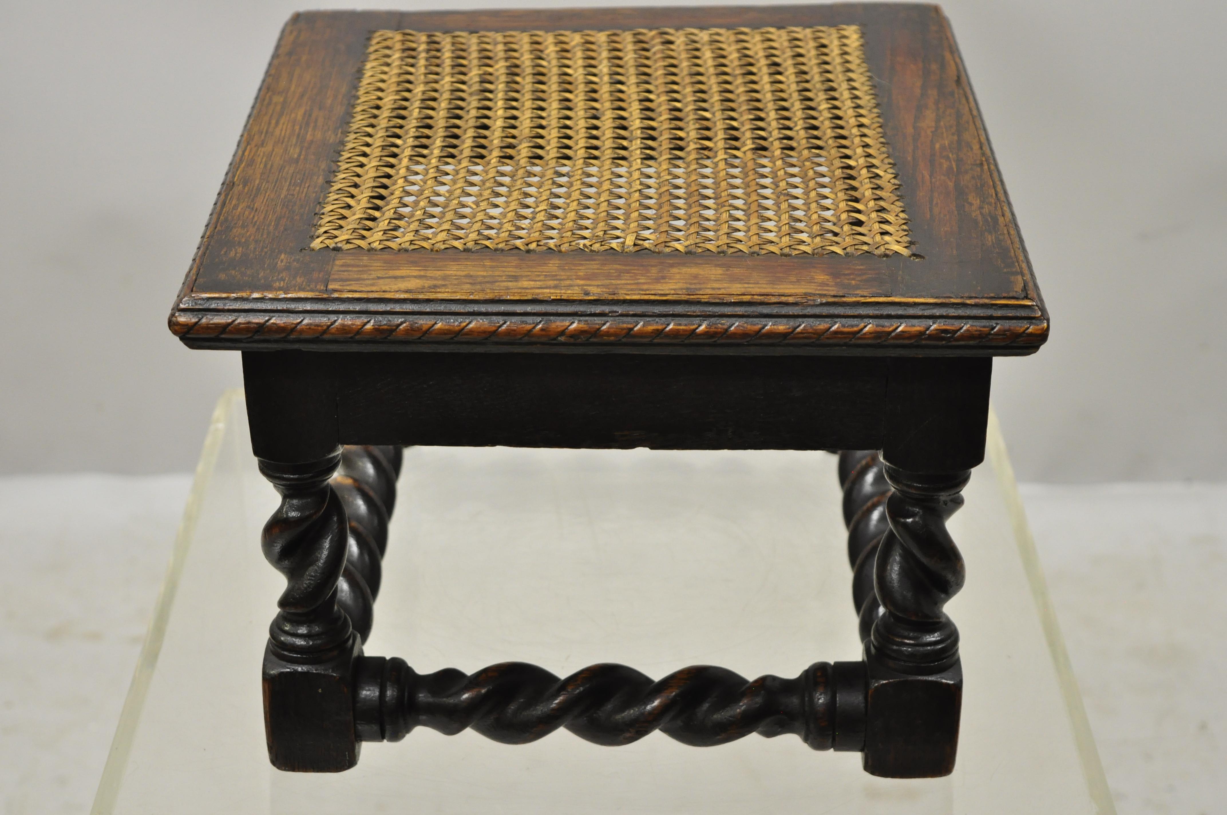 cane foot stool