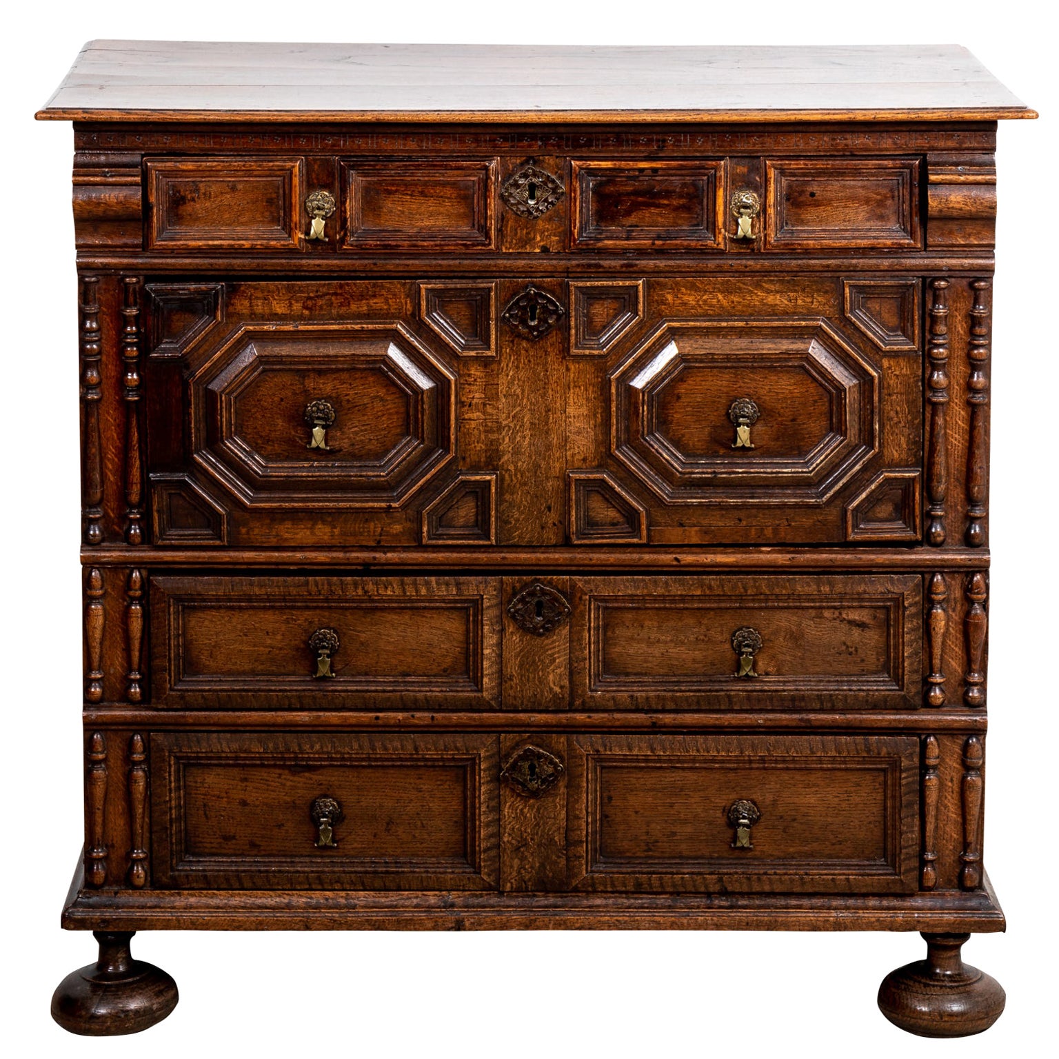 Antique English Jacobean Chest