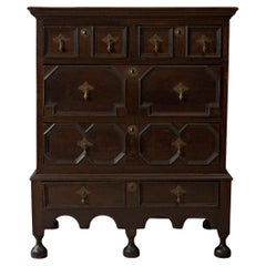 Antique English Jacobean Oak Chest