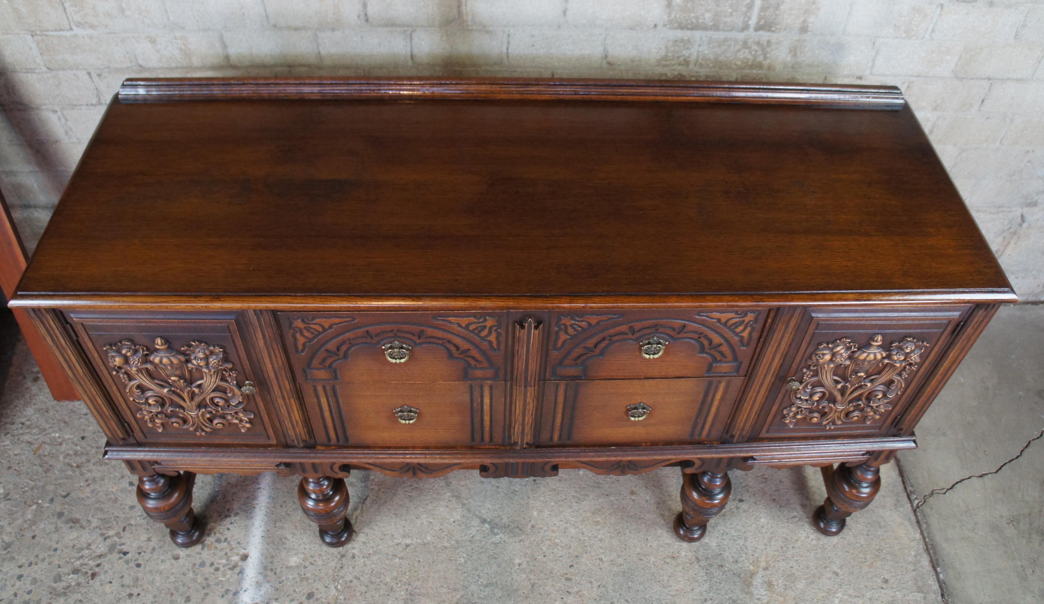 antique jacobean sideboard