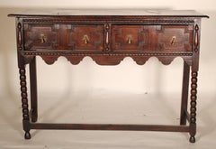 Antique English Jacobean Style Sideboard