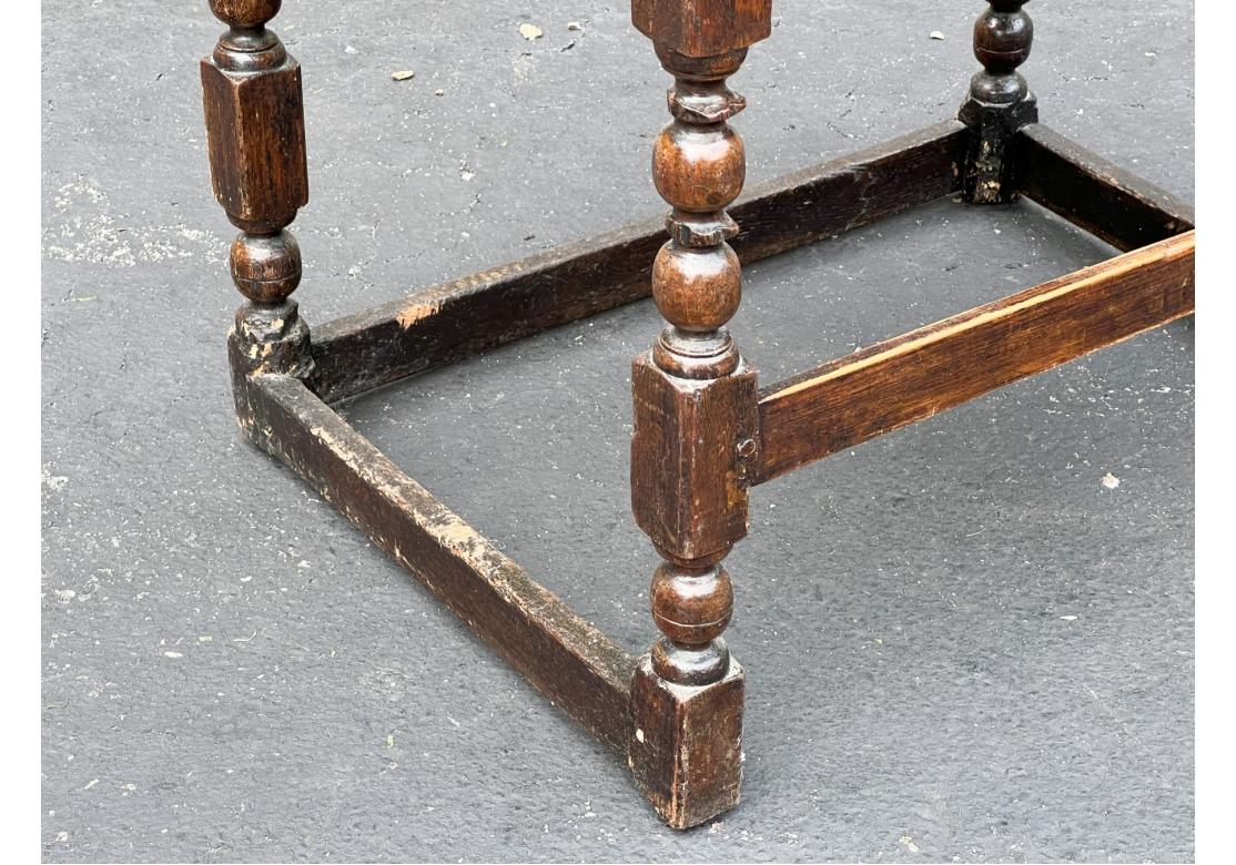 Antique English Jacobean Tavern Table Ca. 1700-1730 For Restoration For Sale 7