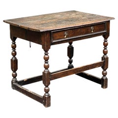 Antique English Jacobean Tavern Table Ca. 1700-1730 For Restoration
