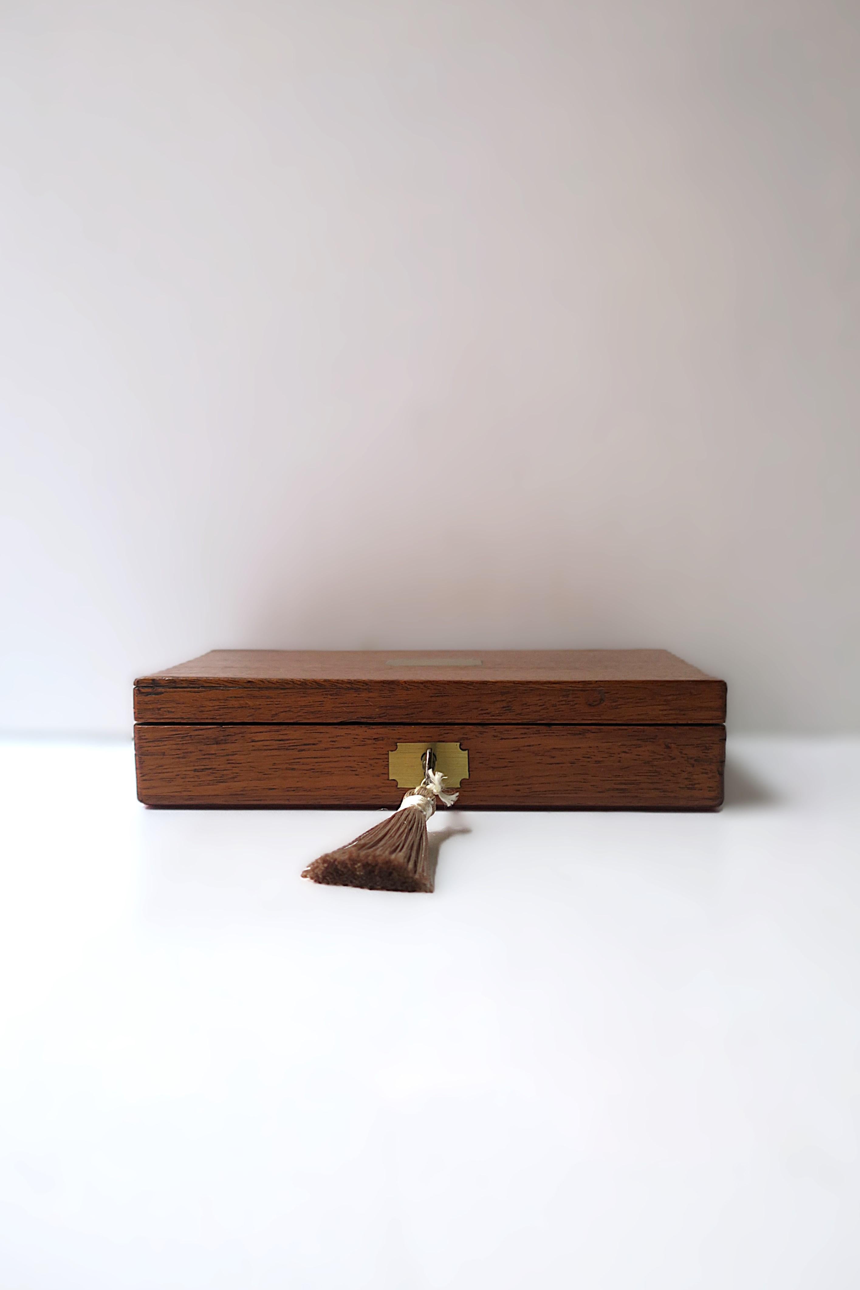 Brass English Jewelry Box