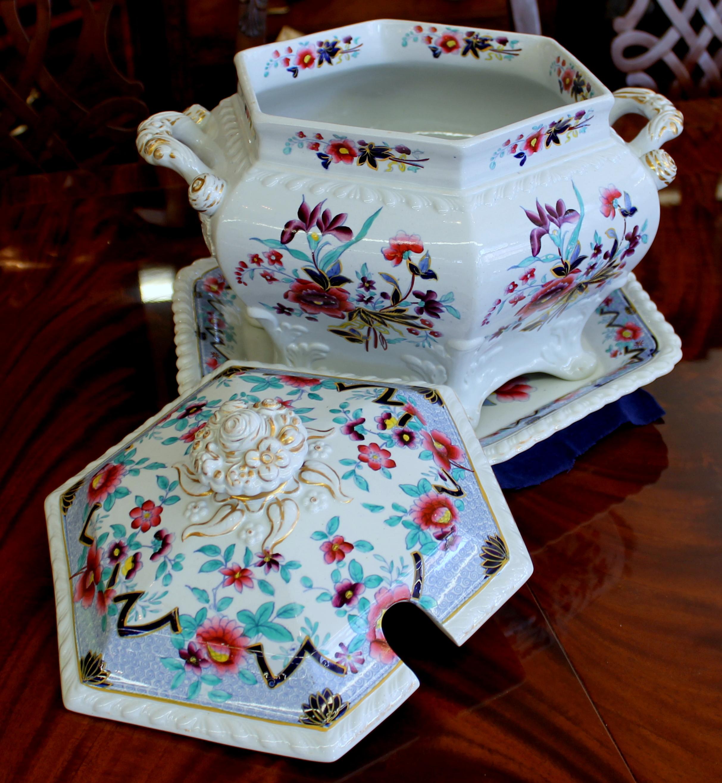 antique soup tureens