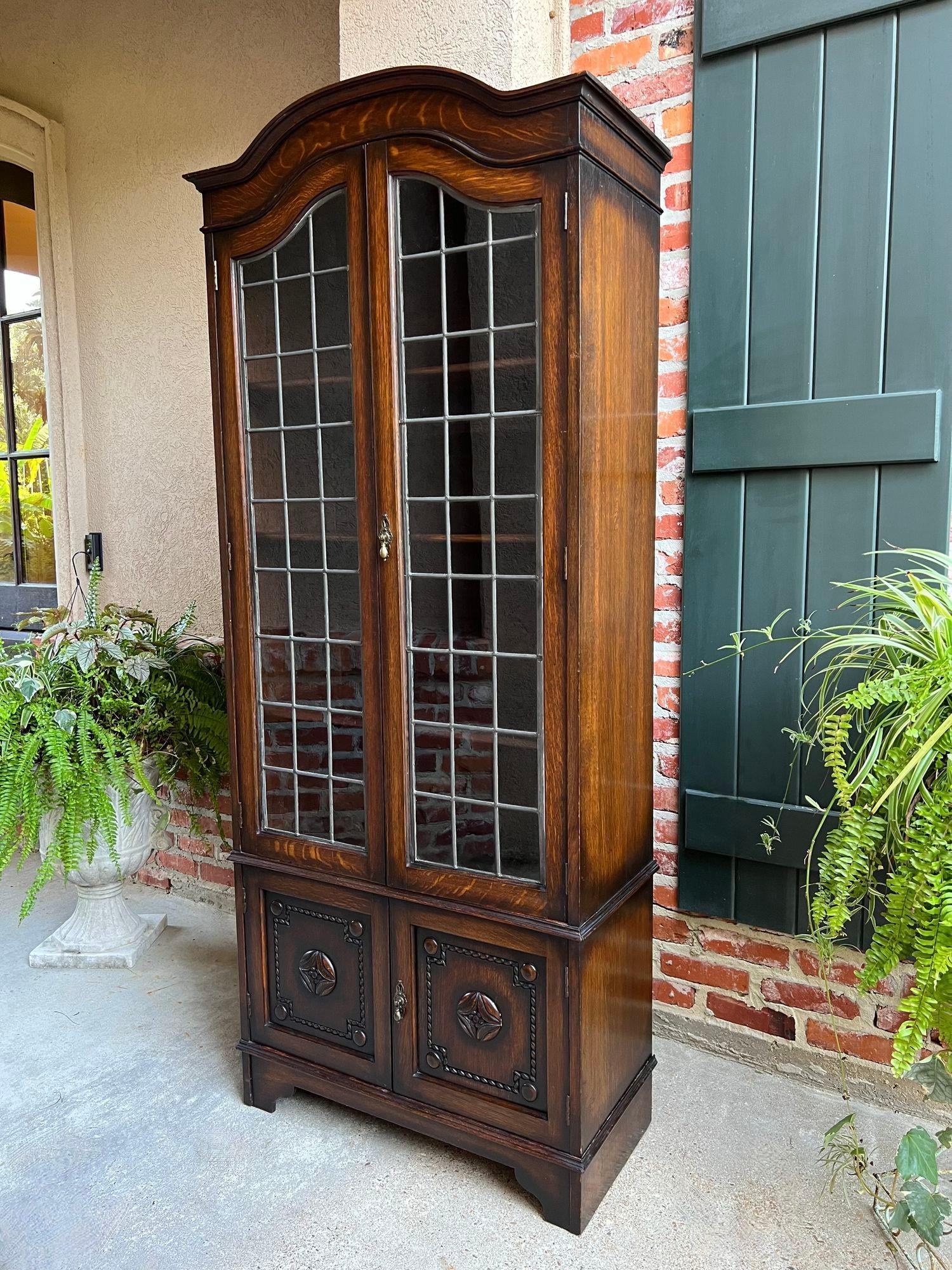 leaded glass cabinets