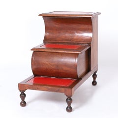 Antique English Library Steps